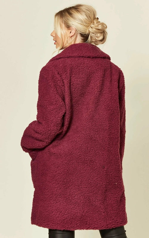 Stud Button Borg Teddy Coat (1905)