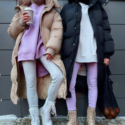 Women's Casual Fashion Autumn And Winter Long Loose-fitting Hoodie