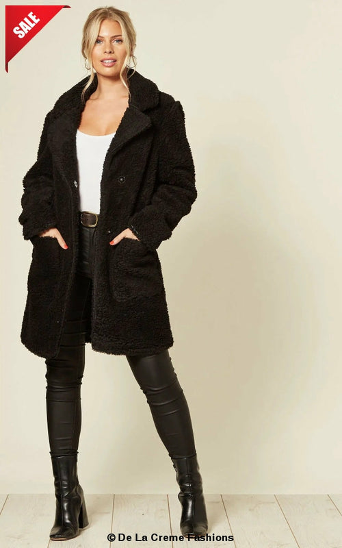 Stud Button Borg Teddy Coat (1905)