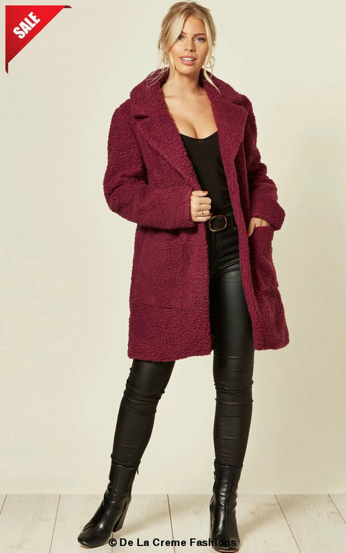 Stud Button Borg Teddy Coat (1905)