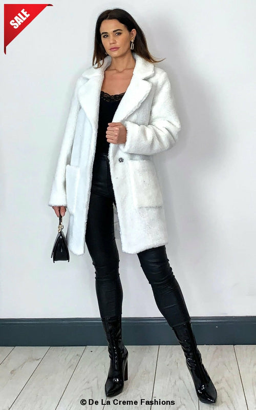 Stud Button Borg Teddy Coat (1905)